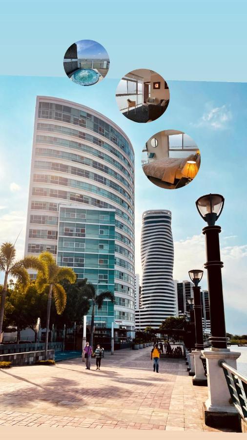 Apartamento Vista Al Rio Puerto Santana Riverfront 1 Guayaquil Dış mekan fotoğraf